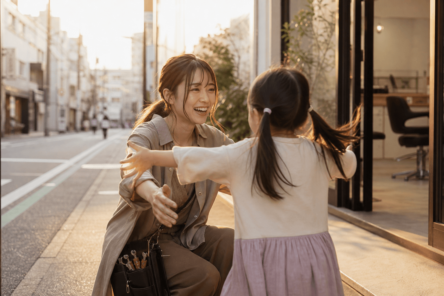 子育てと仕事を両立するスタッフのイメージ